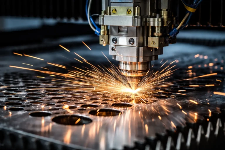 Cięcie stali za pomocą lasera CNC