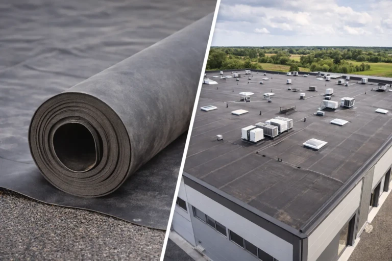 Zastosowanie materiału EPDM na dachu