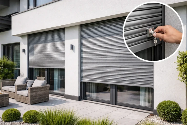 Nowe rolety antywłamaniowe w nowoczesnym domu
