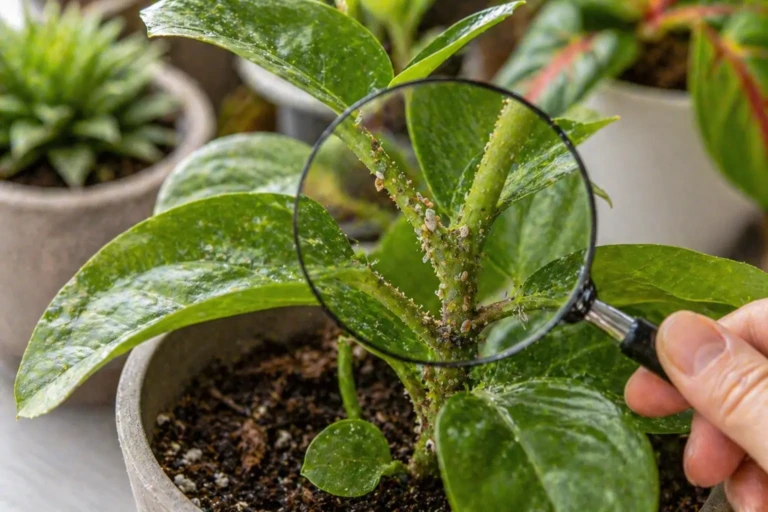 szkodniki roślin doniczkowych